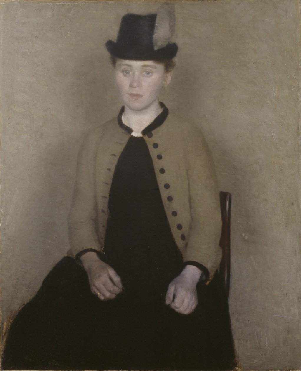 Ida Ilsted, mais tarde a esposa do artista de Vilhelm Hammershøi