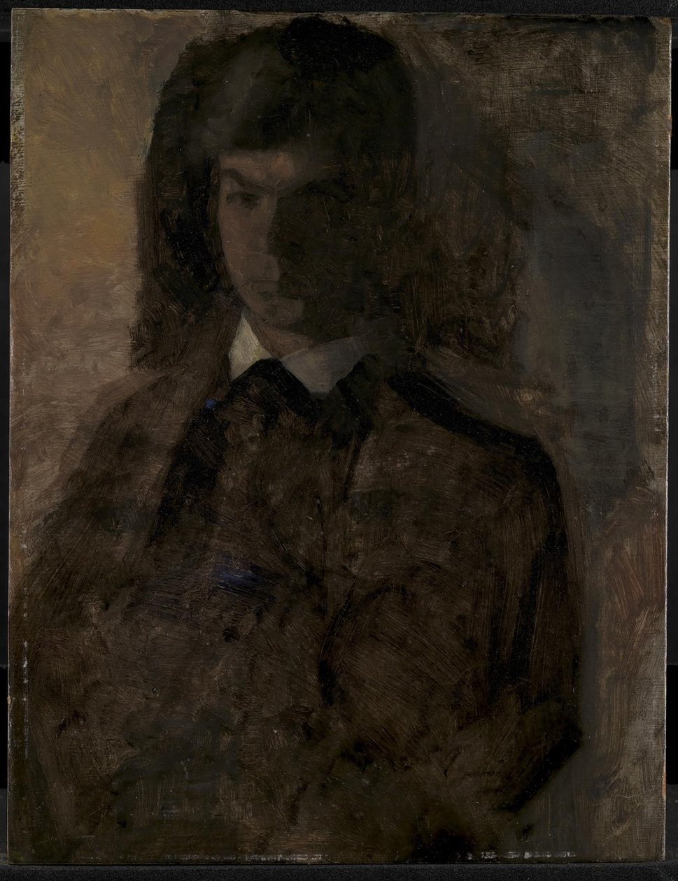 O pintor Svend Hammershøi, irmão do artista de Vilhelm Hammershøi