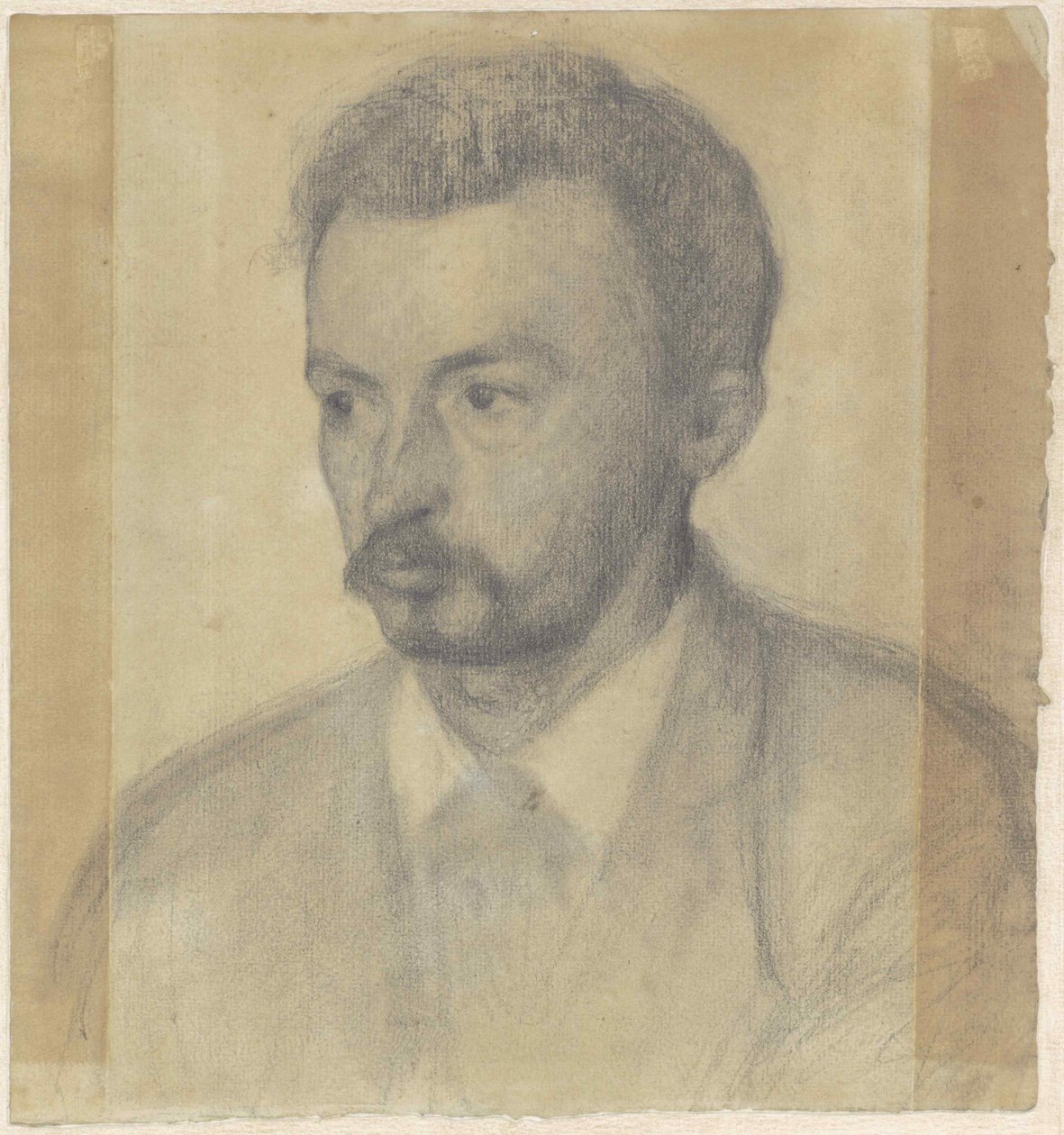 Auto-retrato, 1895. de Vilhelm Hammershøi