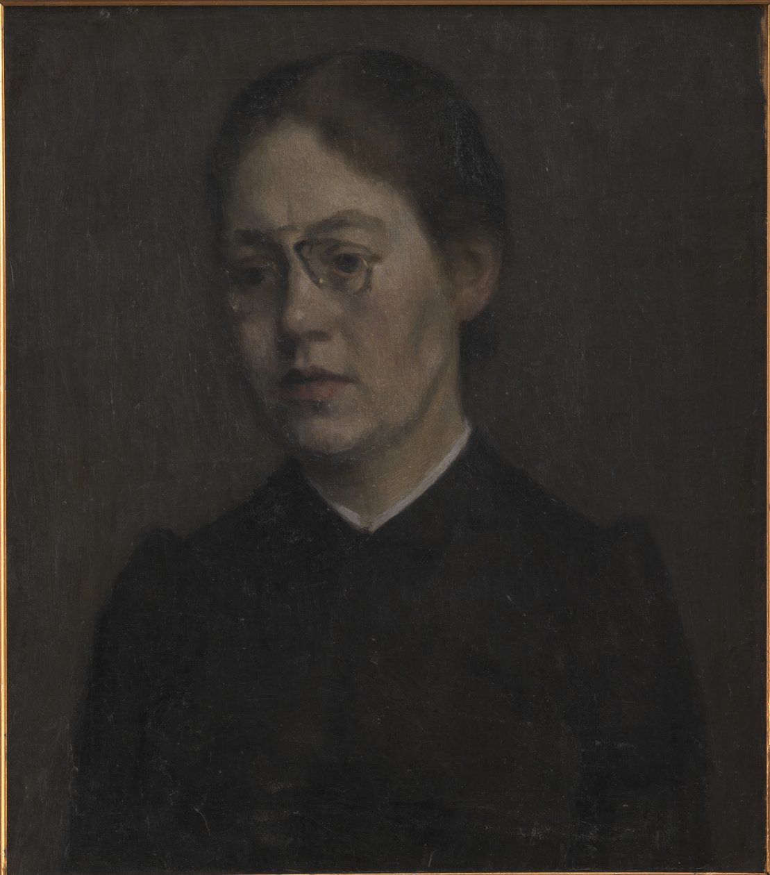 A Pintora Elisabeth Wandel de Vilhelm Hammershøi