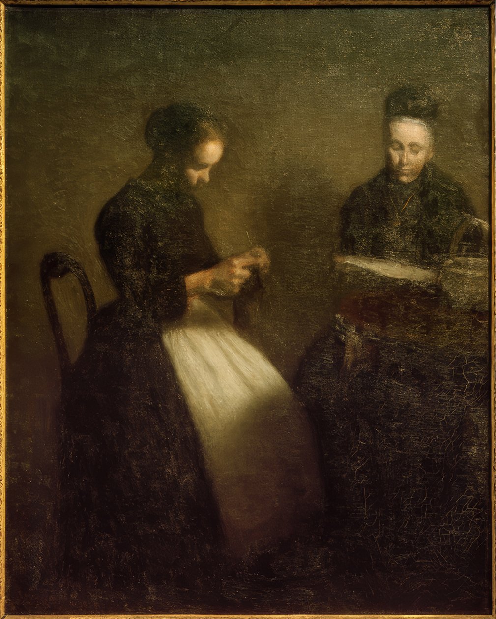 Abendinterieur de Vilhelm Hammershoi