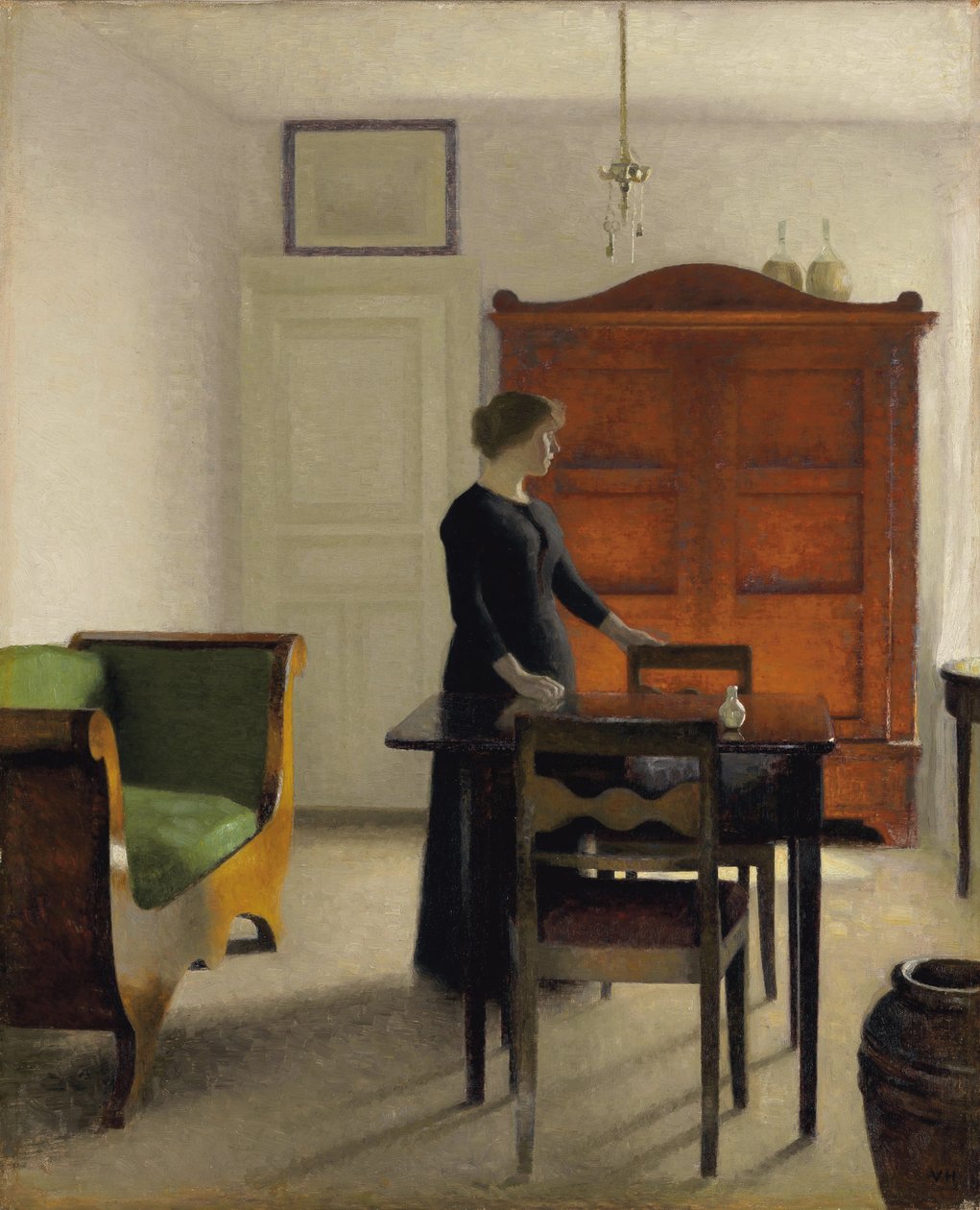 Ida in an Interior, 1897 de Vilhelm Hammershoi