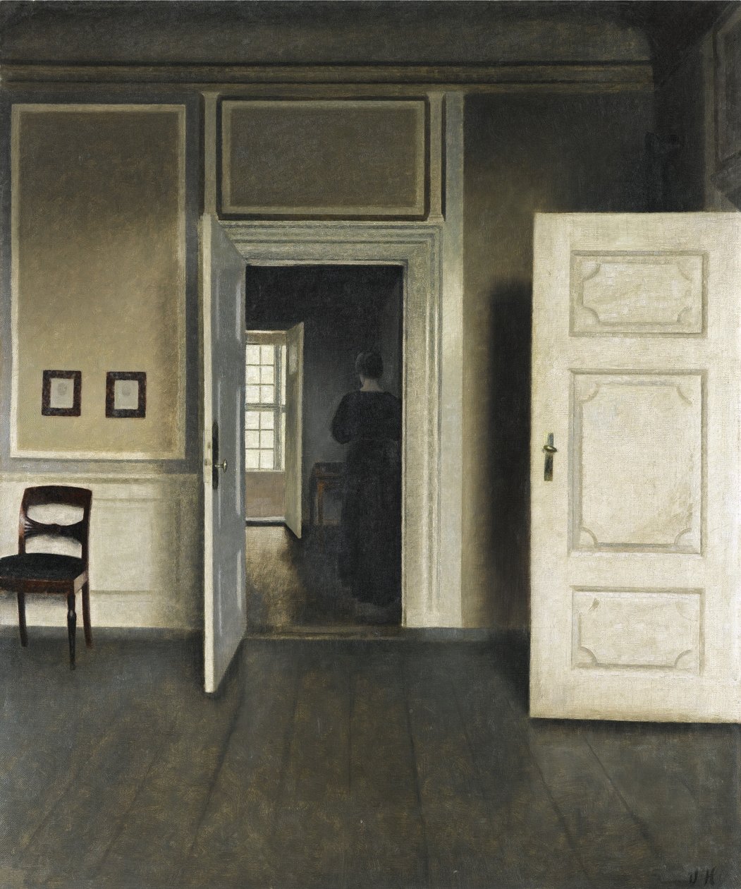 Interior. Strandgade 30 de Vilhelm Hammershoi