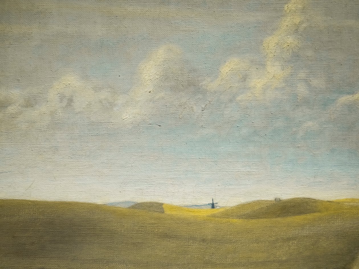 Paisagem (vista de Refsnaes), detalhe de Vilhelm Hammershoi