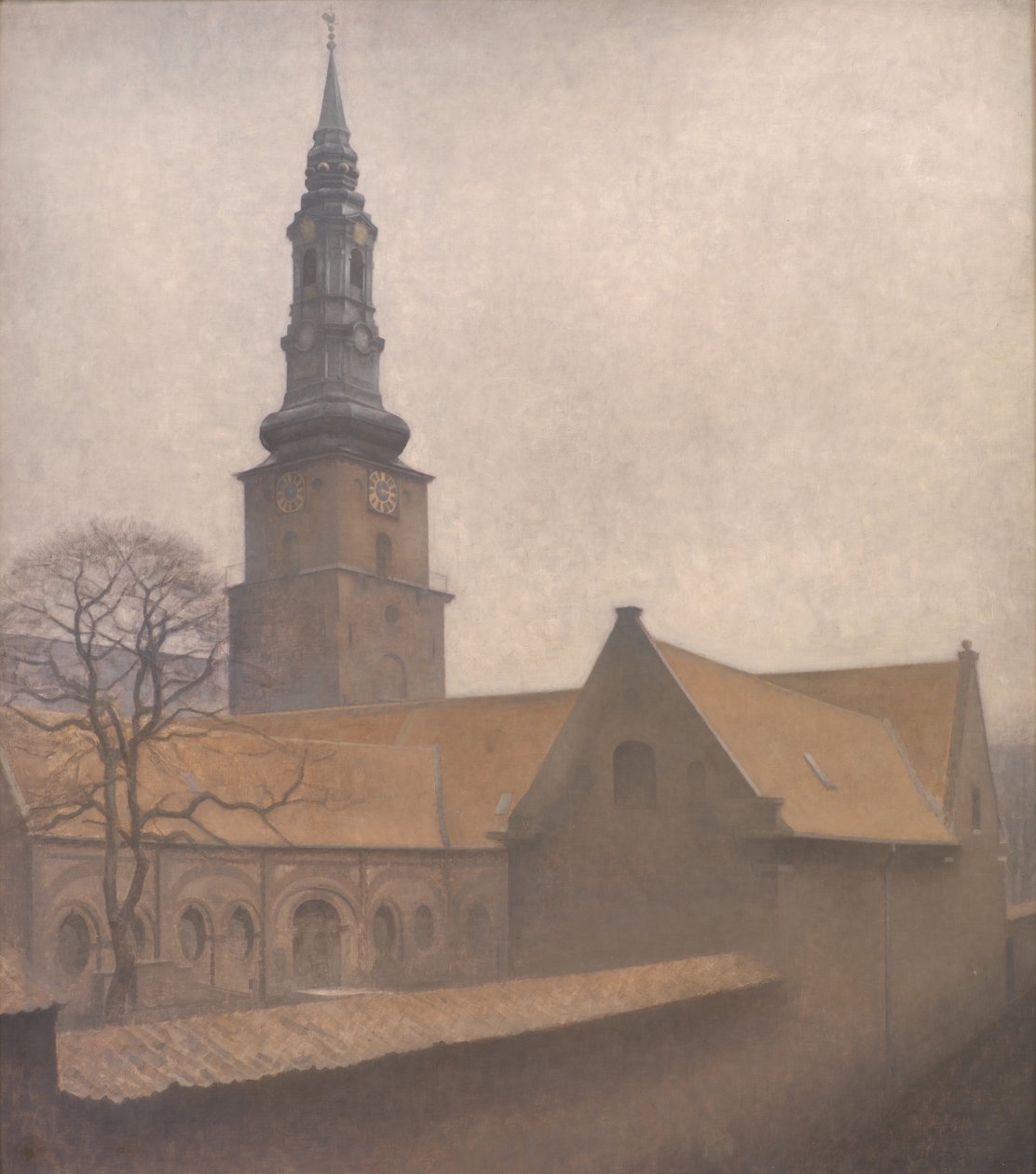 Igreja de São Pedro, Copenhaga de Vilhelm Hammershoi