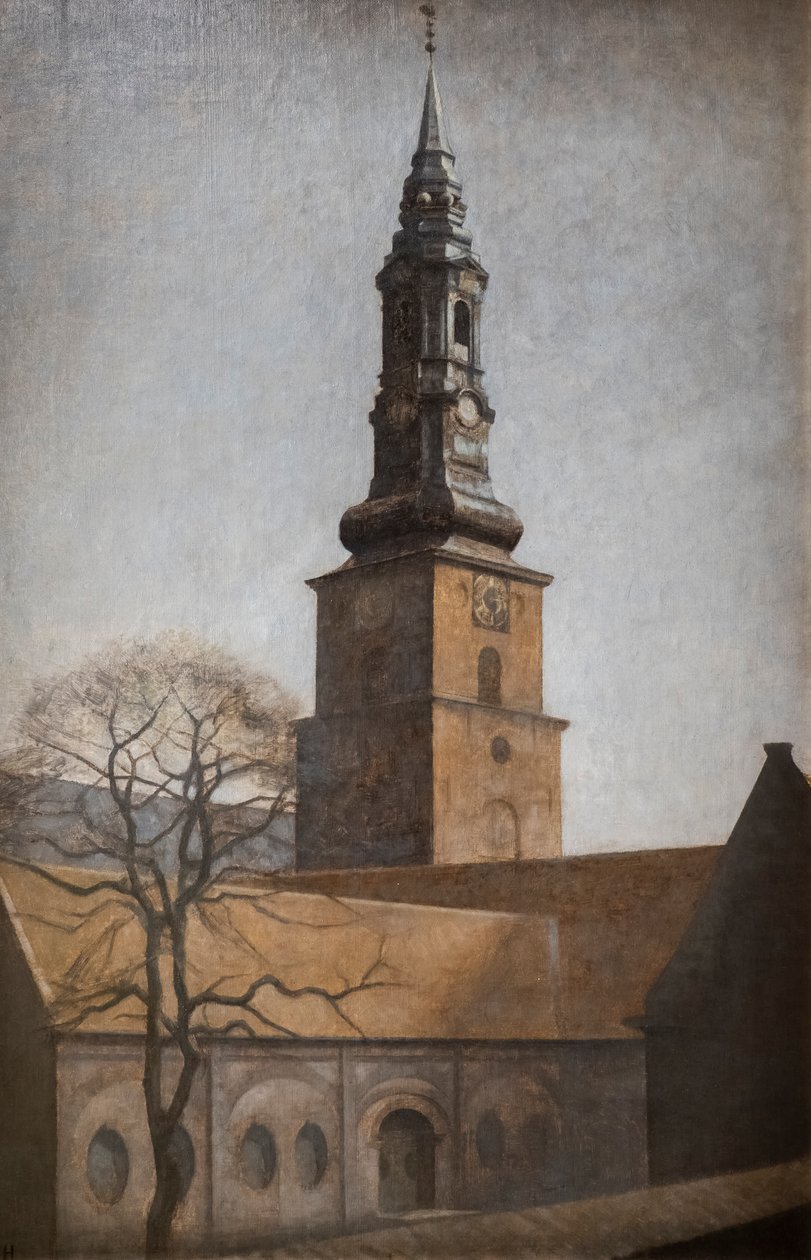 Igreja de São Pedro, Copenhaga de Vilhelm Hammershoi