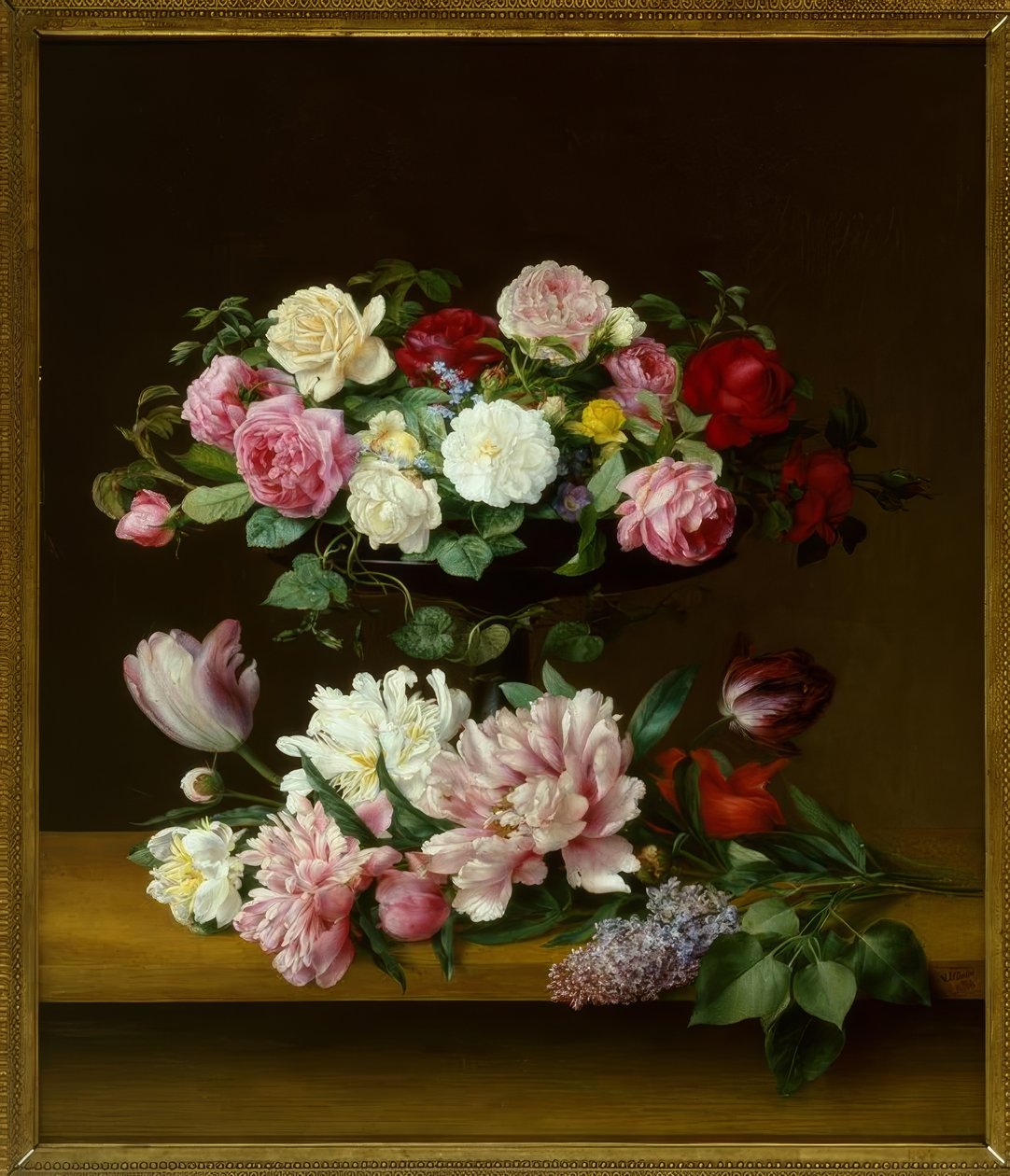 VJHoyer, flor ainda vida de Vilhelm Julius Hoyer