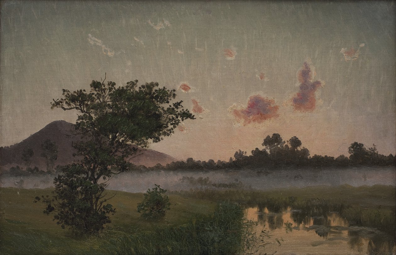 Uma noite de verão perto de Ry de Vilhelm Kyhn