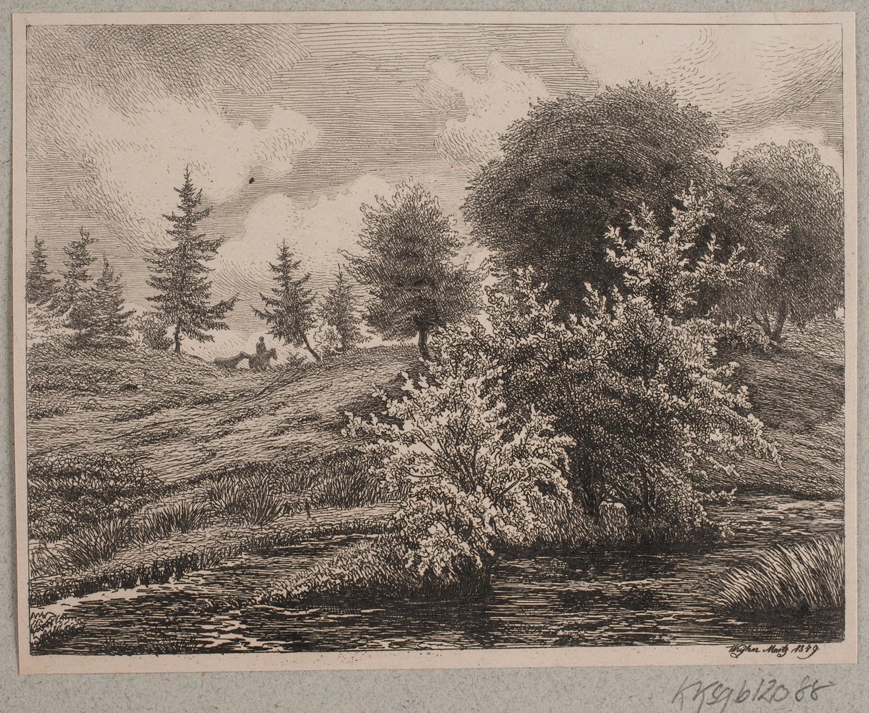 Colinas por um pântano de Vilhelm Kyhn