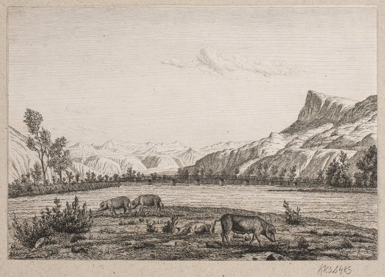 Área de montanha no Tirol de Vilhelm Kyhn