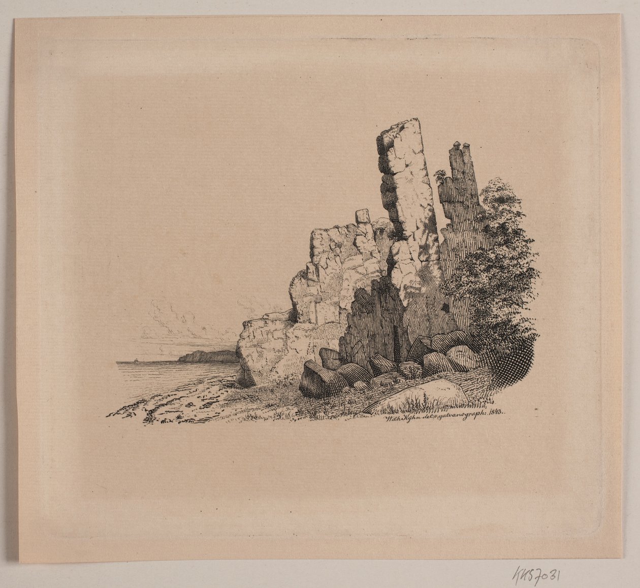 Costa rochosa de Bornholm de Vilhelm Kyhn