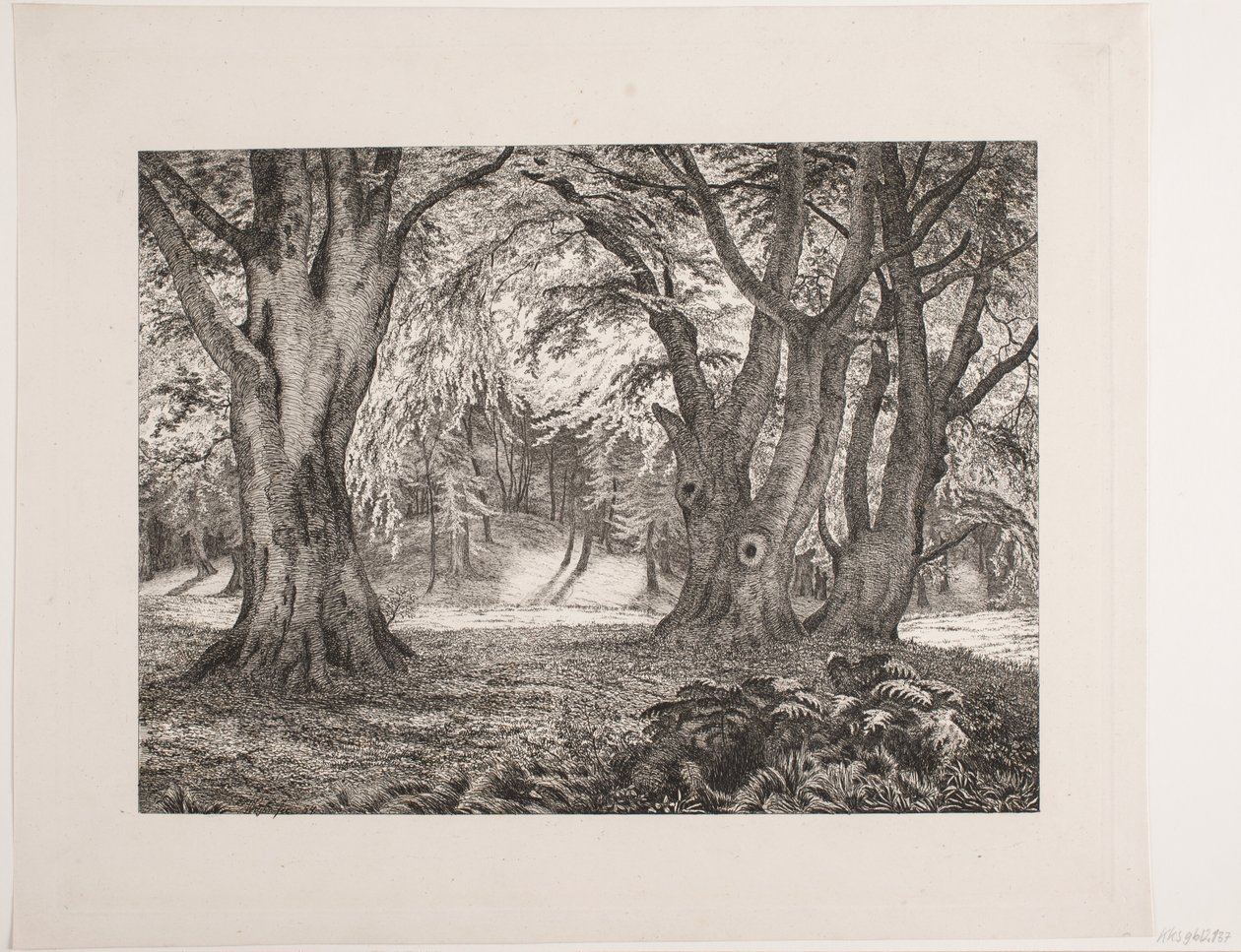 O interior de uma floresta de Vilhelm Kyhn