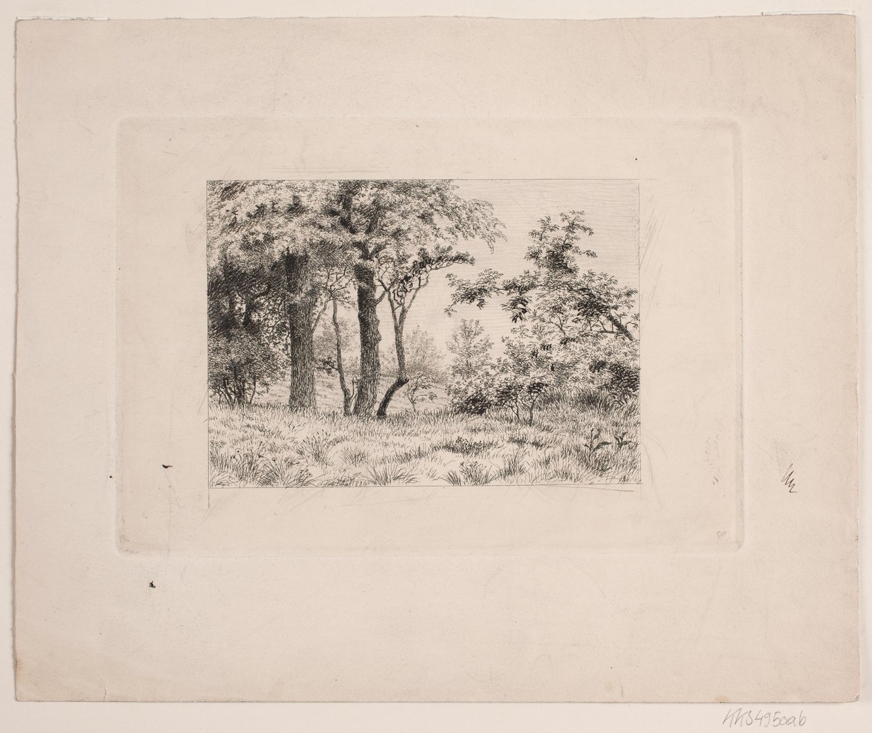 Carvalhos à beira de uma floresta de Vilhelm Kyhn