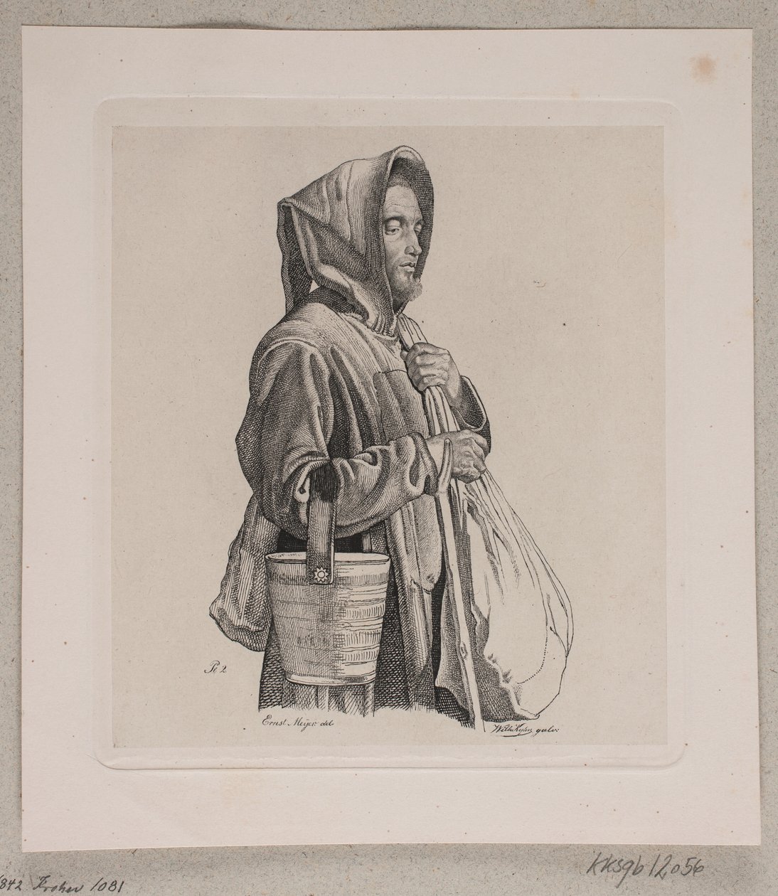 Um monge mendigo de Vilhelm Kyhn