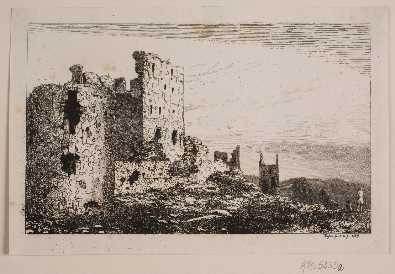 Hammershus sobre Bornholm de Vilhelm Kyhn