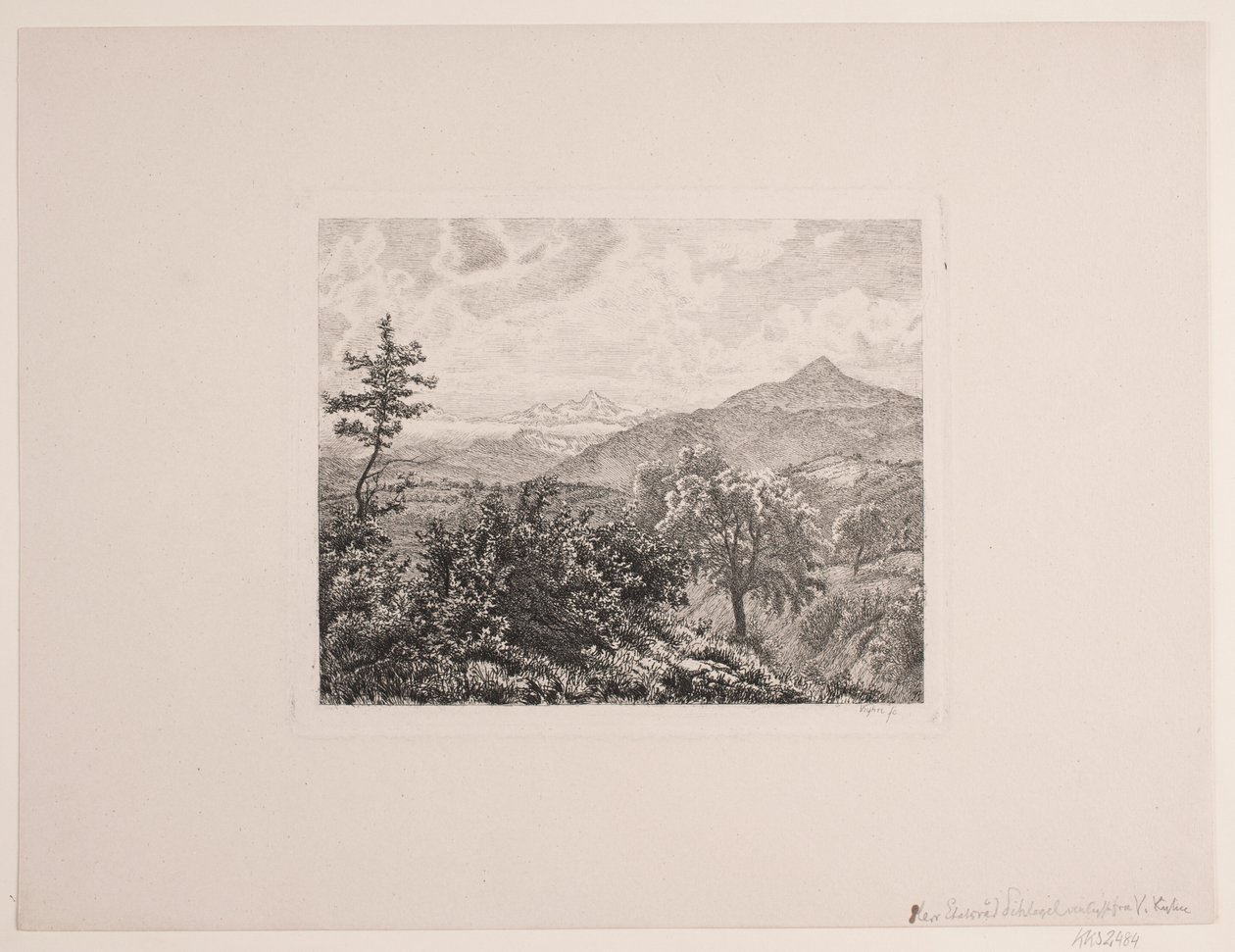 Paisagem de alta montanha de Vilhelm Kyhn