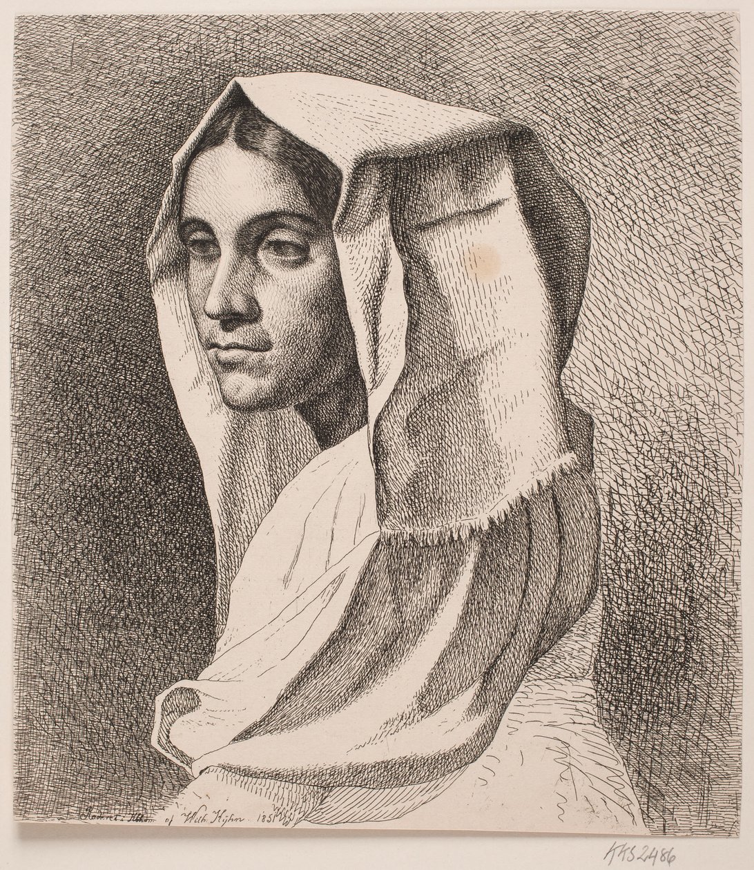 camponesa italiana de Vilhelm Kyhn
