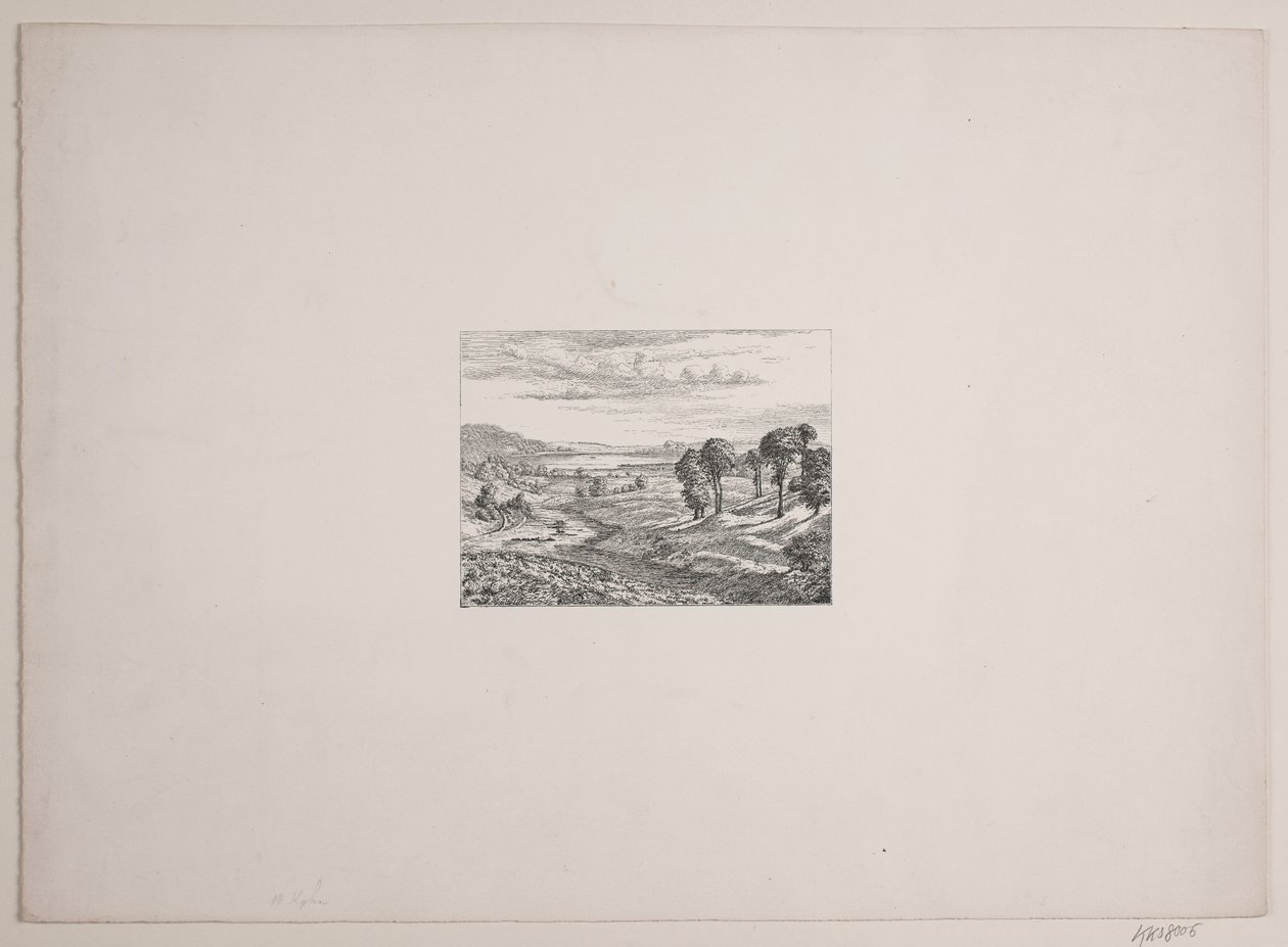 Paisagem da região de Himmelbjerg de Vilhelm Kyhn