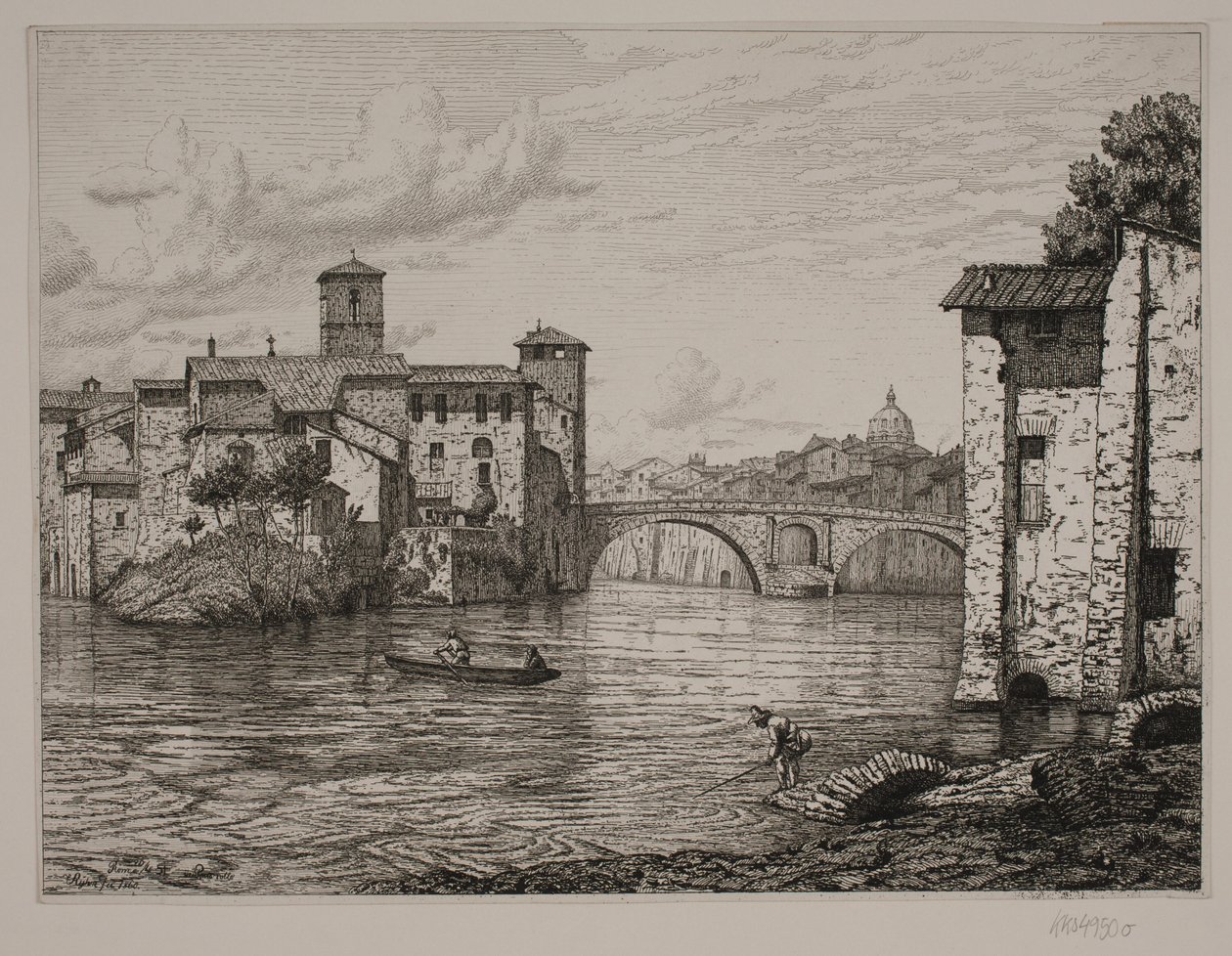 Deixe ver Ponte Rotto i Rom de Vilhelm Kyhn