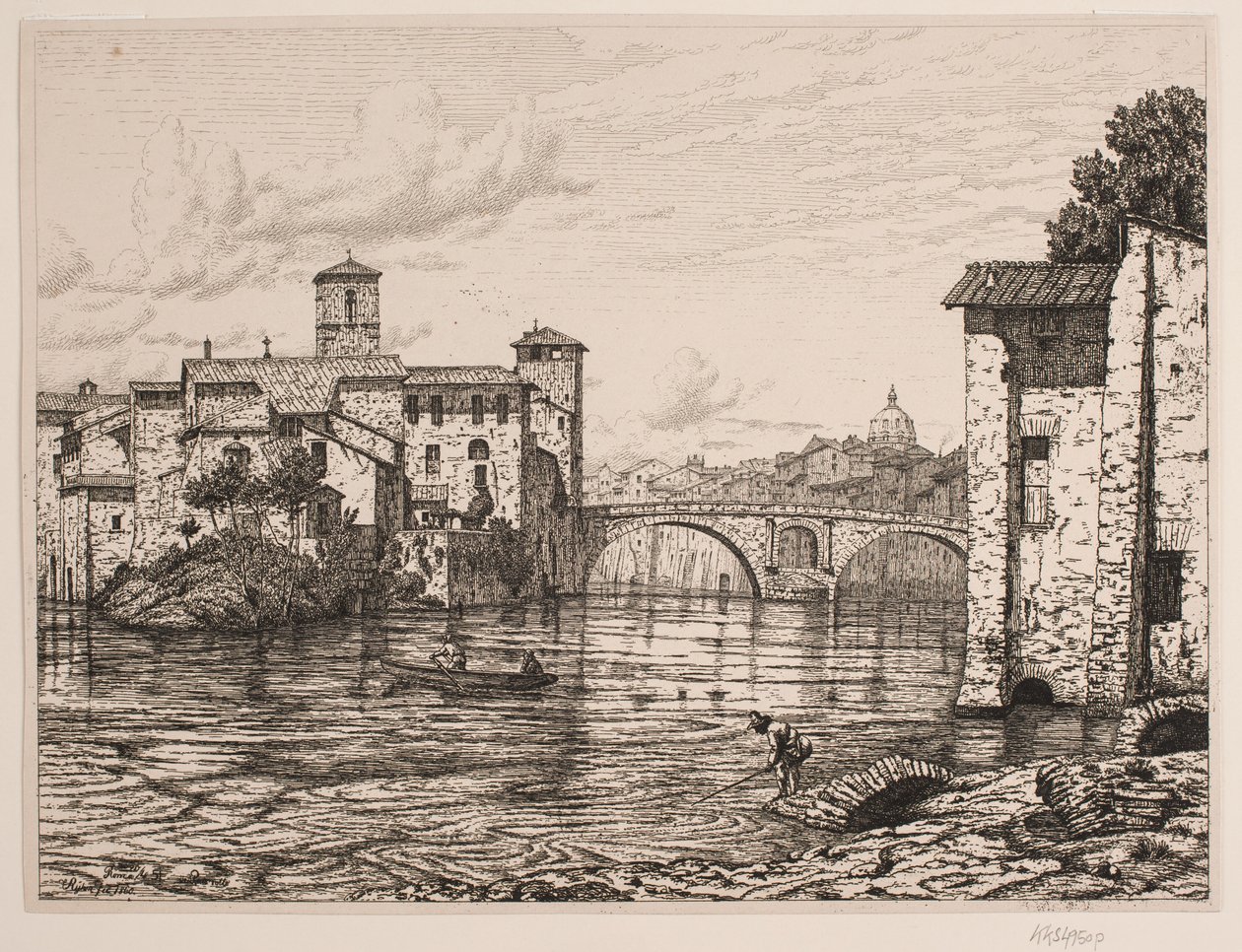 Deixe ver Ponte Rotto i Rom de Vilhelm Kyhn