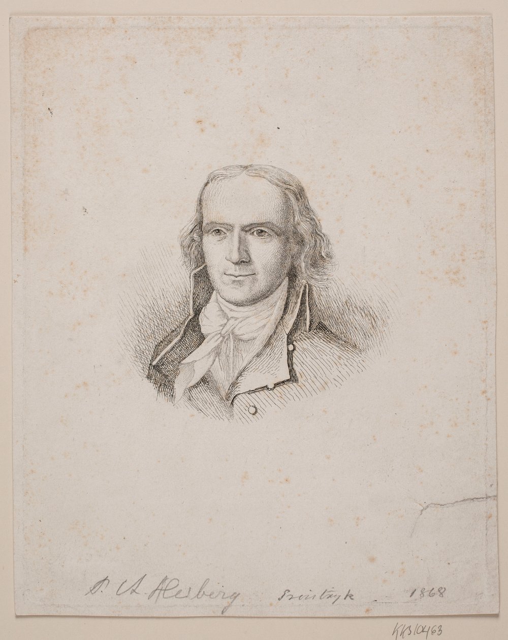 Retrato de P. A. Heiberg de Vilhelm Kyhn