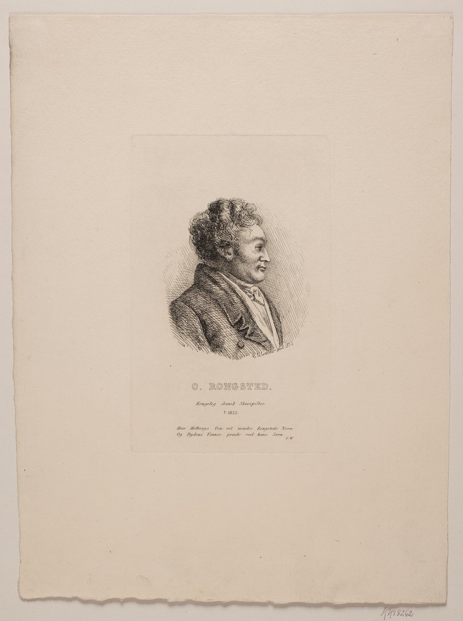 Retrato do ator Rongsted de Vilhelm Kyhn