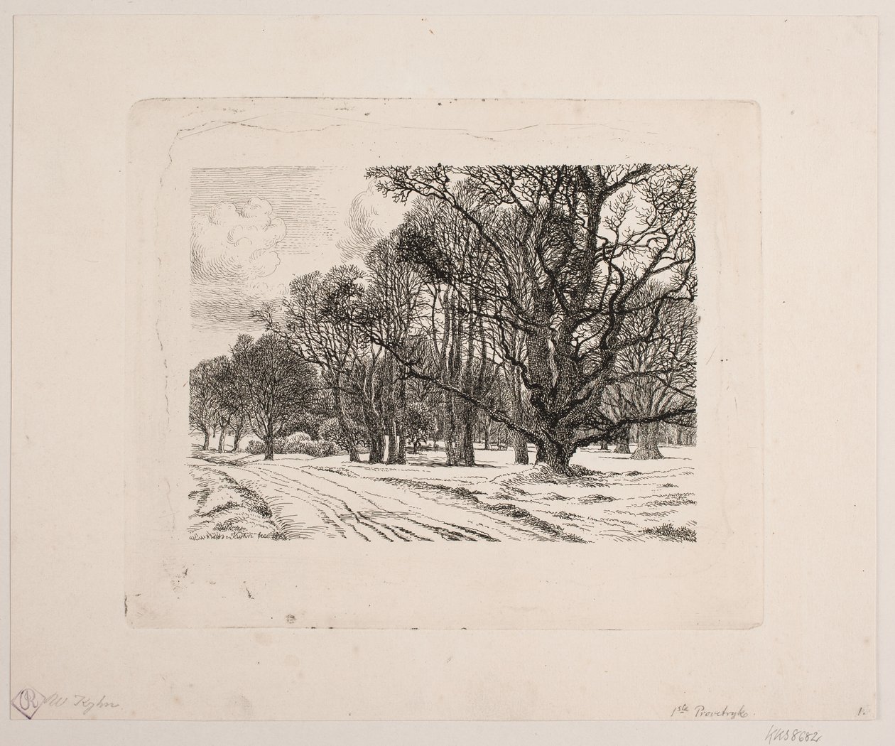 inverno na floresta de Vilhelm Kyhn