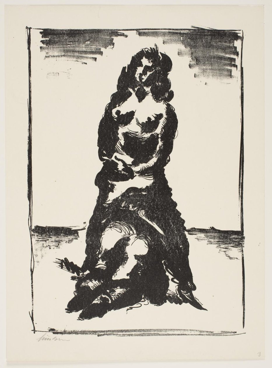 Folha de "Klingens Kunstnermappe No. 2" de Vilhelm Lundstrøm