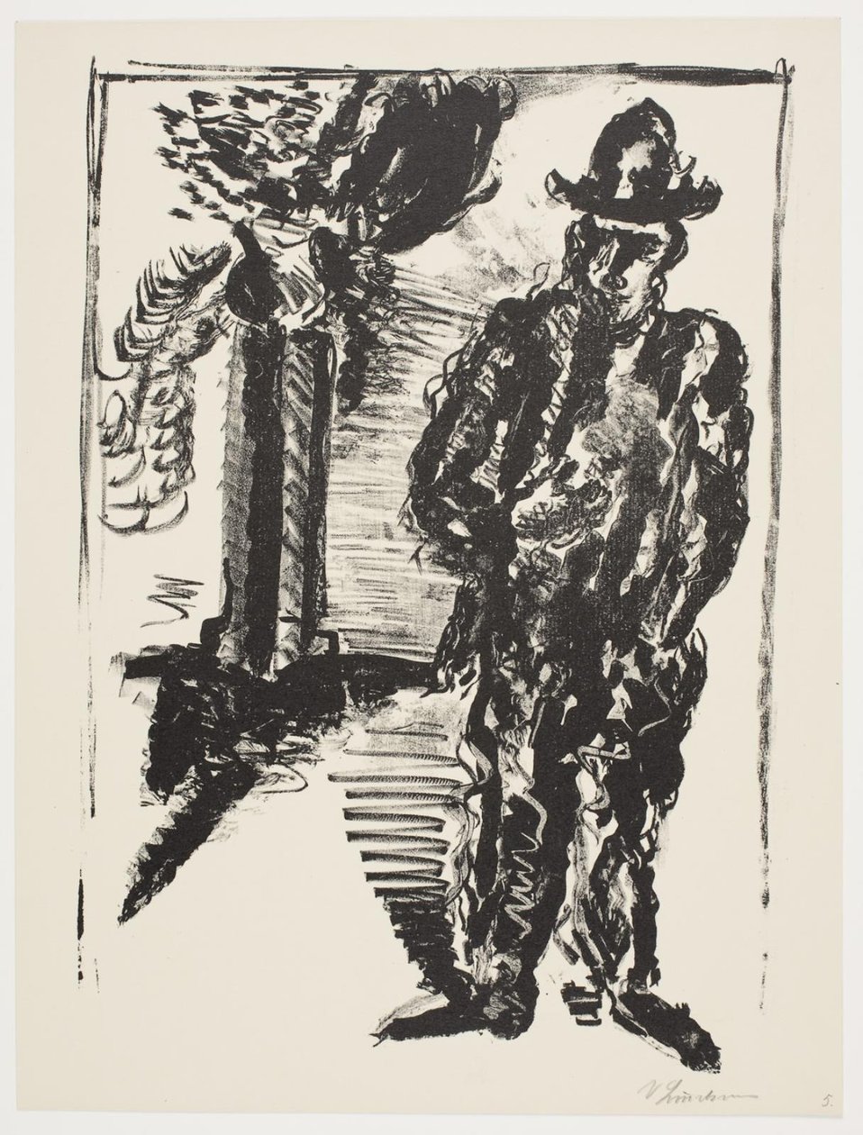 Folha de "Klingens Kunstnermappe No. 2" de Vilhelm Lundstrøm