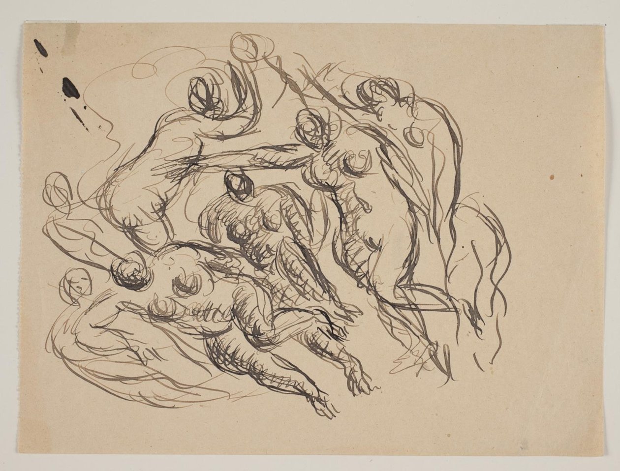 Composição com sete mulheres nuas de Vilhelm Lundstrøm