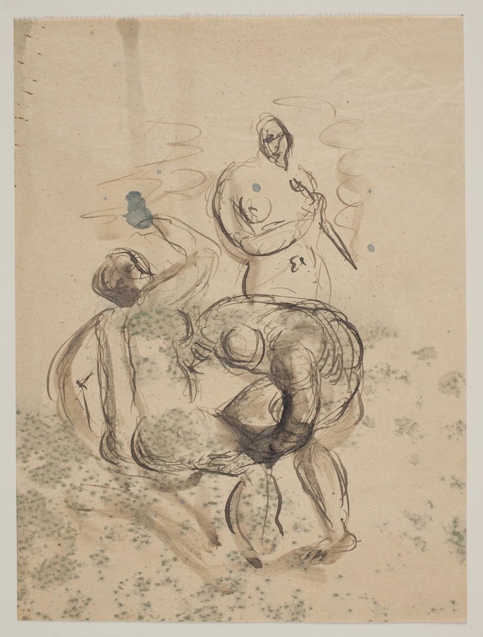 Composição com três mulheres nuas de Vilhelm Lundstrøm