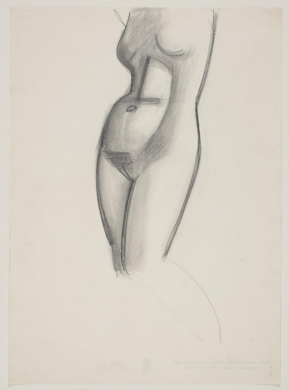 Modelo feminino, torso de Vilhelm Lundstrøm