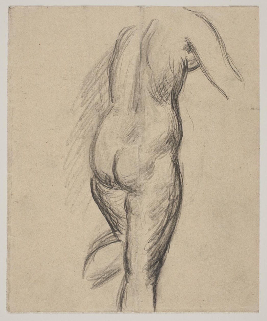 Modelo feminino em pé de Vilhelm Lundstrøm