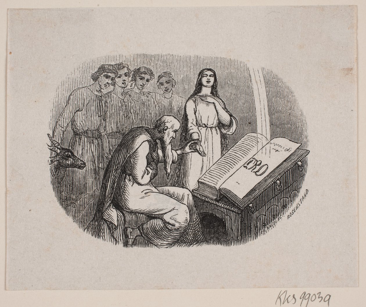 Ilustração para os contos e histórias de H. C. Andersen de Vilhelm Pedersen