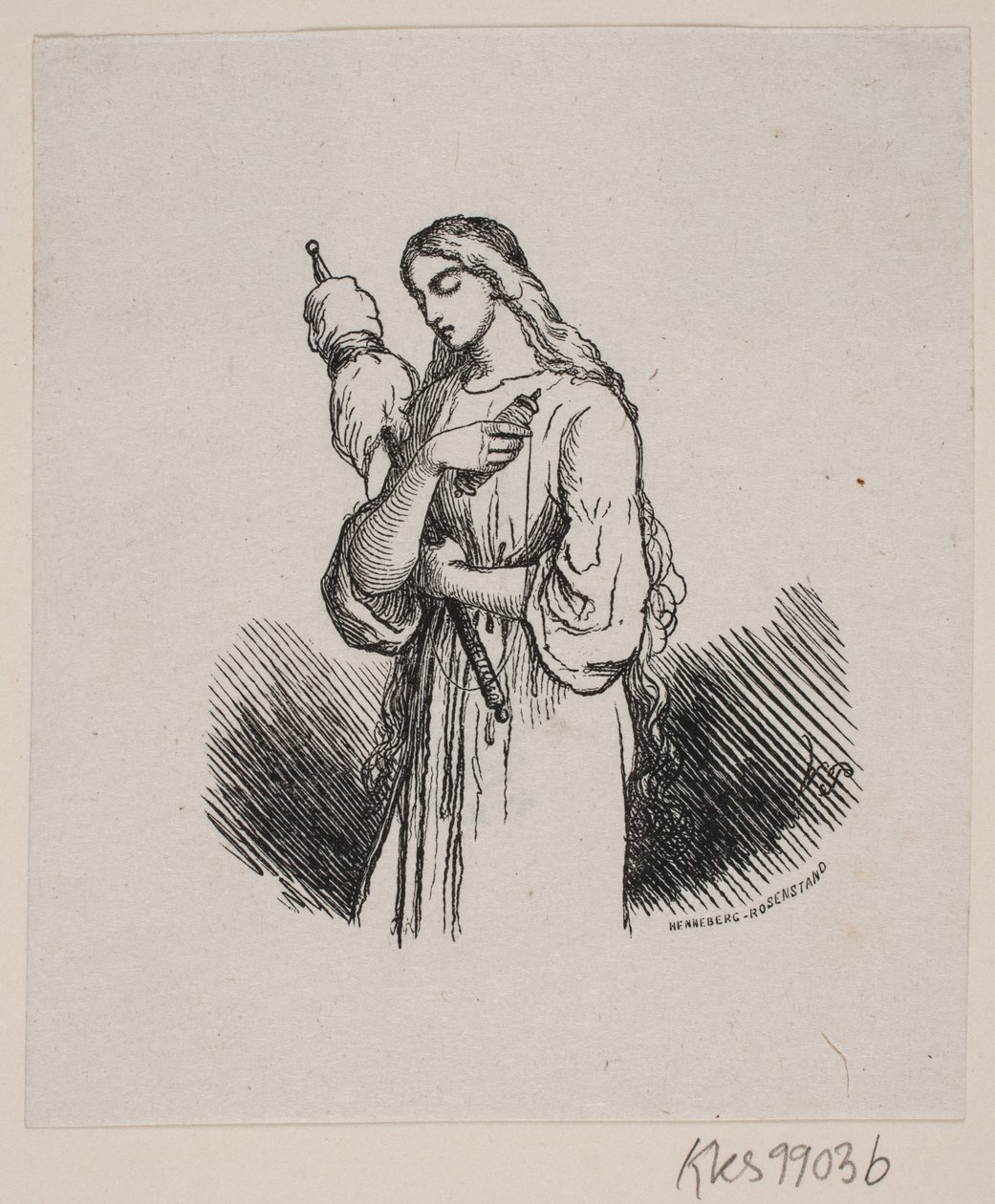 Ilustração para os contos e histórias de H. C. Andersen de Vilhelm Pedersen