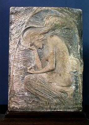 The Pain, c.1893 (calcário) de Ville Vallgren