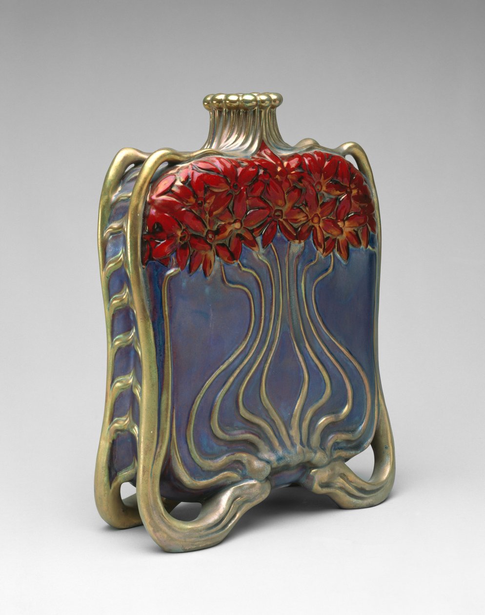 Garrafa, 1890-1900 (porcelana) de Vilmos Zsolnay