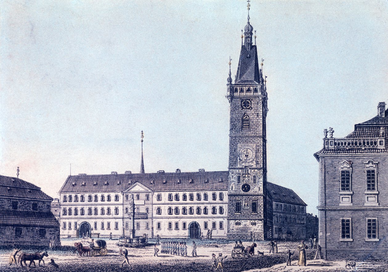 Nova Prefeitura, c.1830 de Vincenc Morstadt