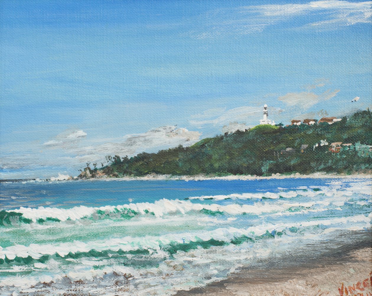 Byron Bay, Austrália, 1998, (acrílico sobre tela) de Vincent Alexander Booth