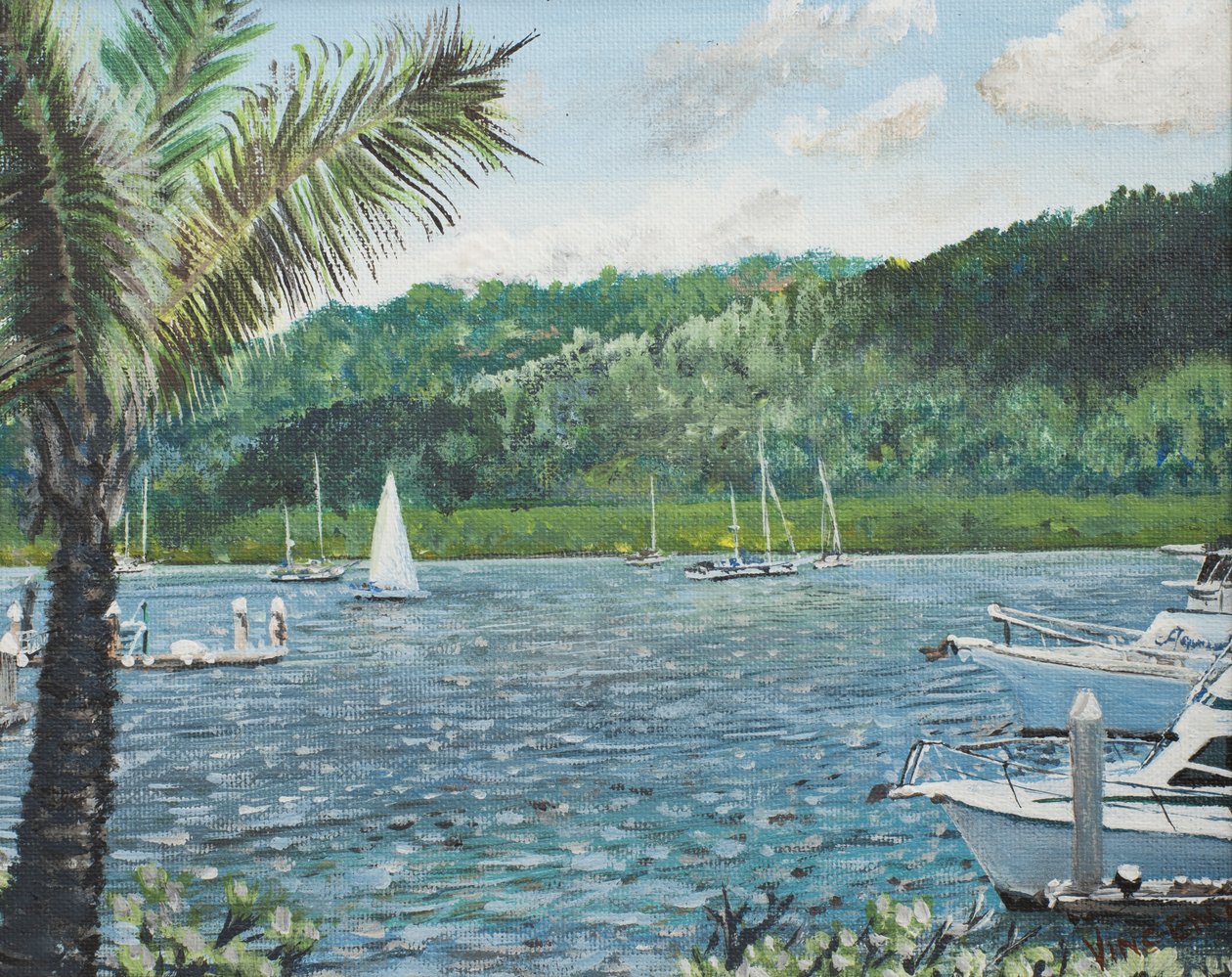 Cairns, Austrália, 1998, (acrílico sobre tela) de Vincent Alexander Booth