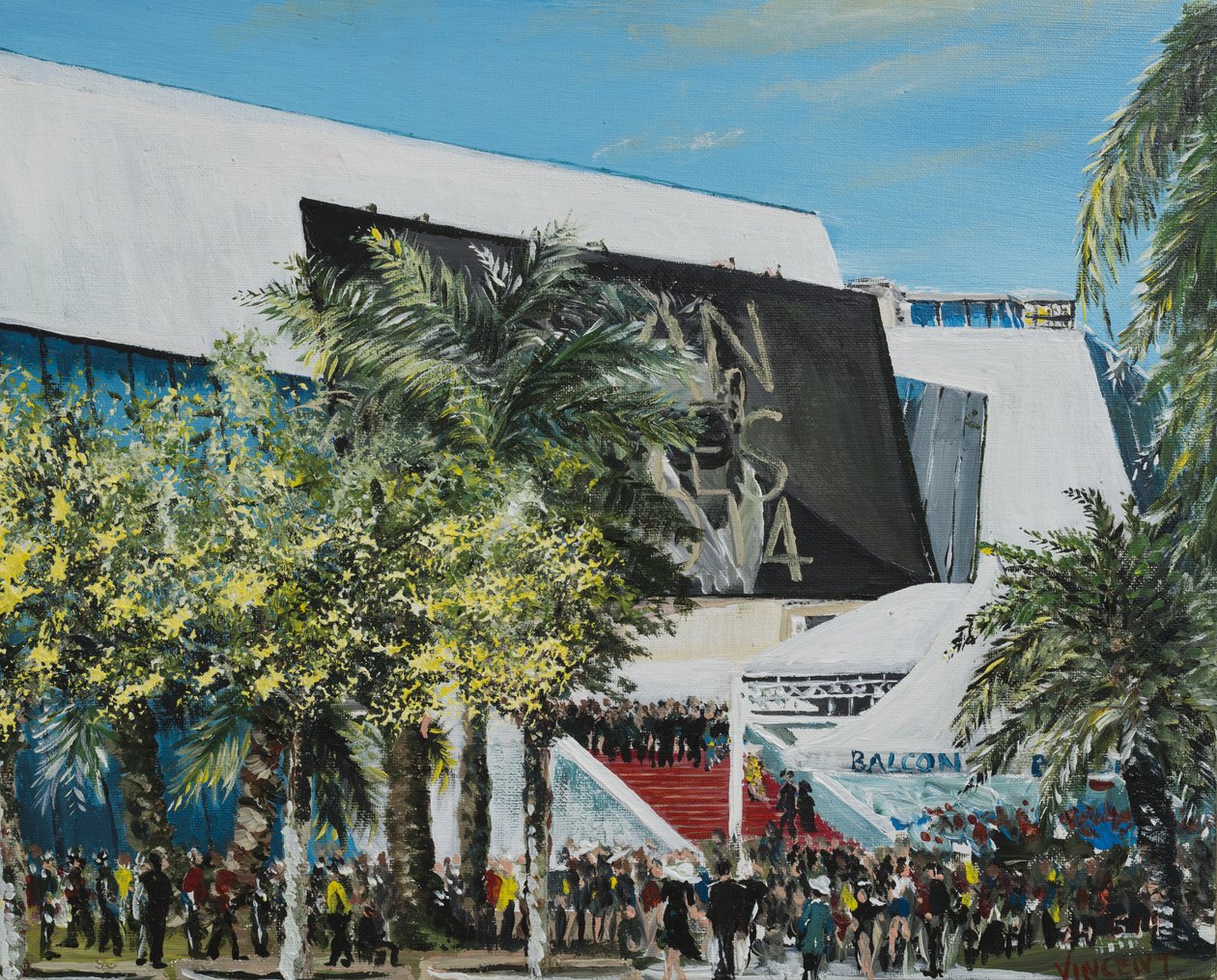 Cannes 2014, 2014, (Acrílico sobre tela) de Vincent Alexander Booth