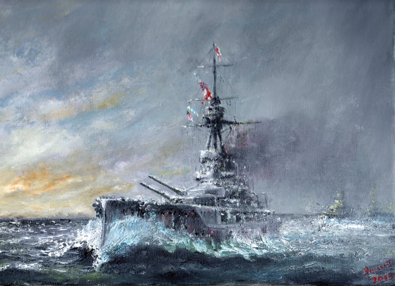 Igualdade-velocidade-Charlie-Londres, Jutland 1916, 2015, de Vincent Alexander Booth