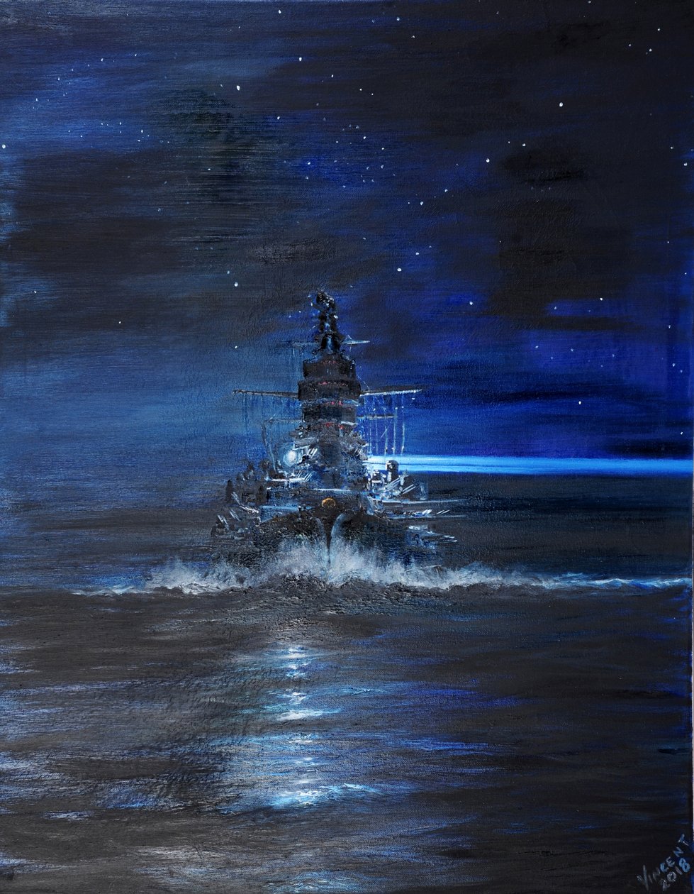 IJN Kirishima em Guadalcanal, 1942, 2018, de Vincent Alexander Booth