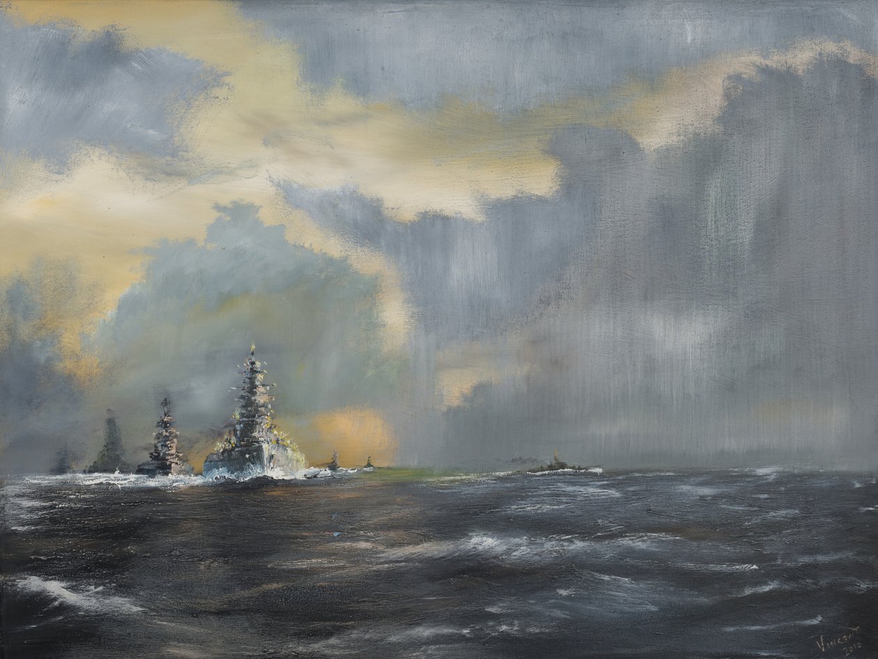 Frota japonesa no Pacífico 1942, 2013, de Vincent Alexander Booth