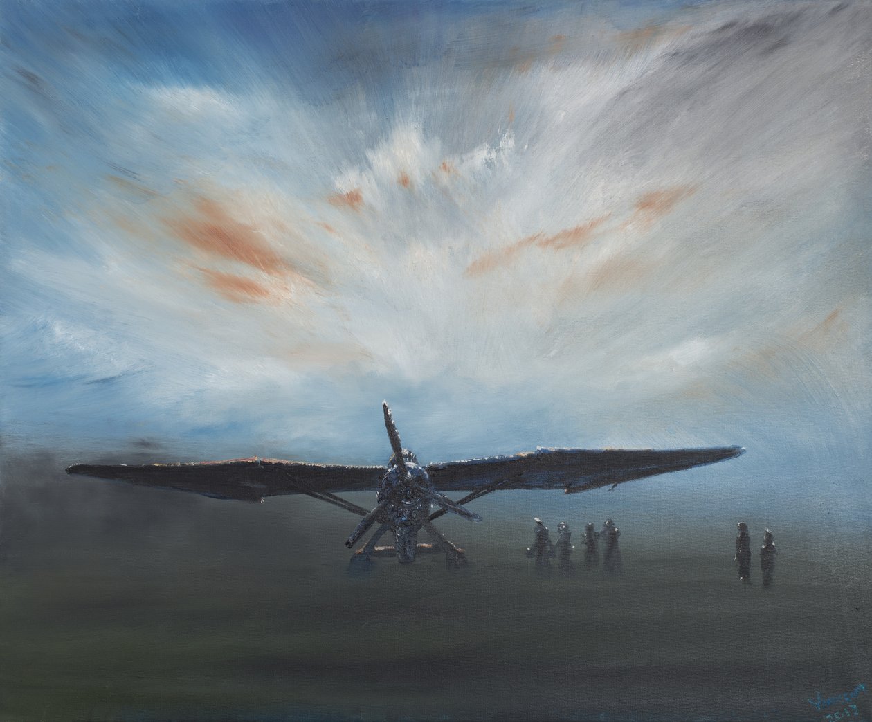 Les Secret Obscure &39;Lysander, 2013, (óleo sobre tela) de Vincent Alexander Booth
