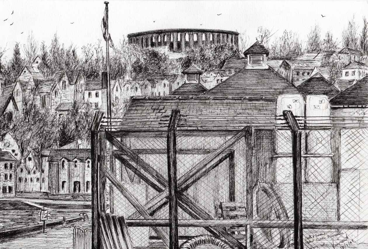 Oban Scotland, 2007, (tinta no papel) de Vincent Alexander Booth