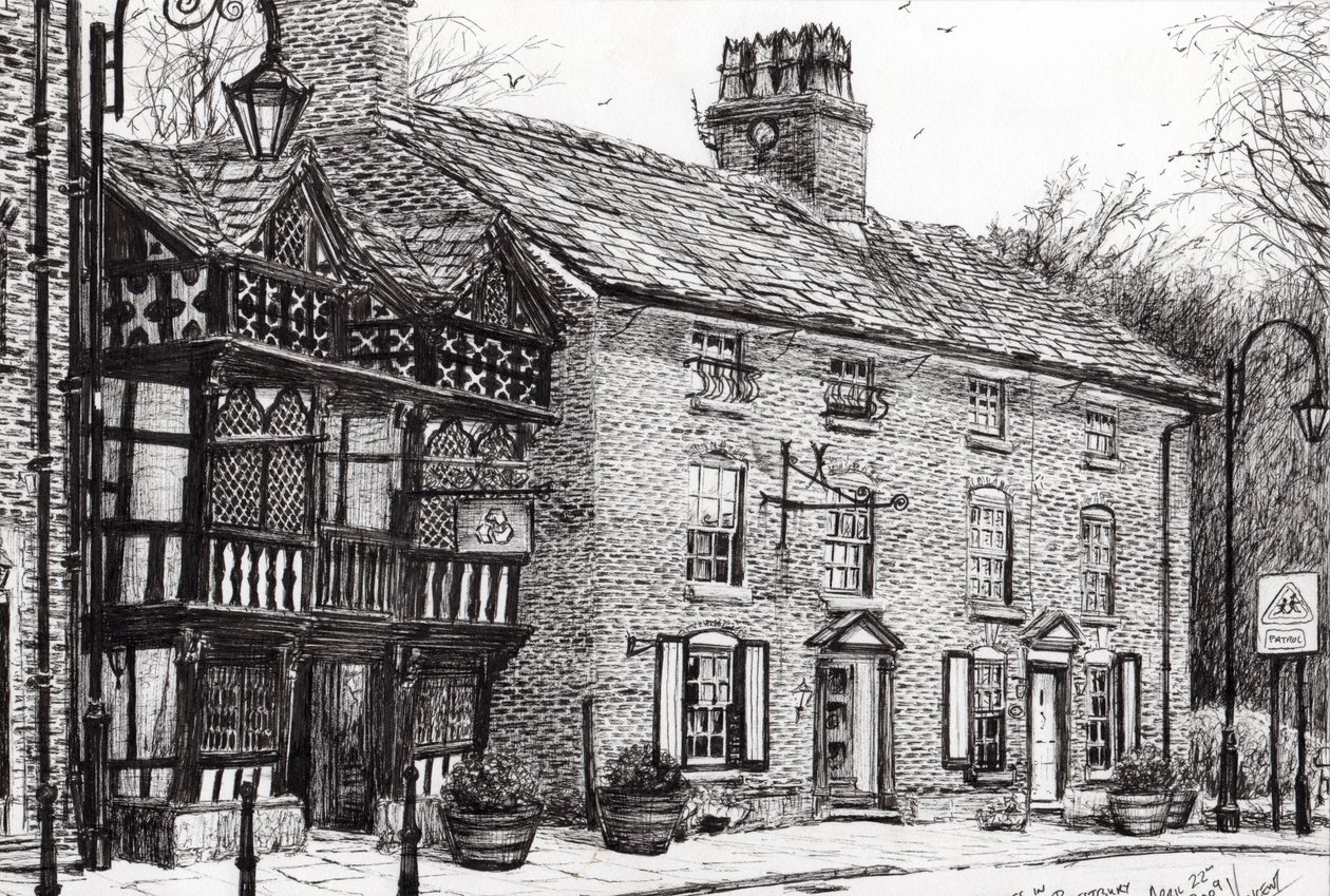 Prestbury, 2009, (tinta no papel) de Vincent Alexander Booth
