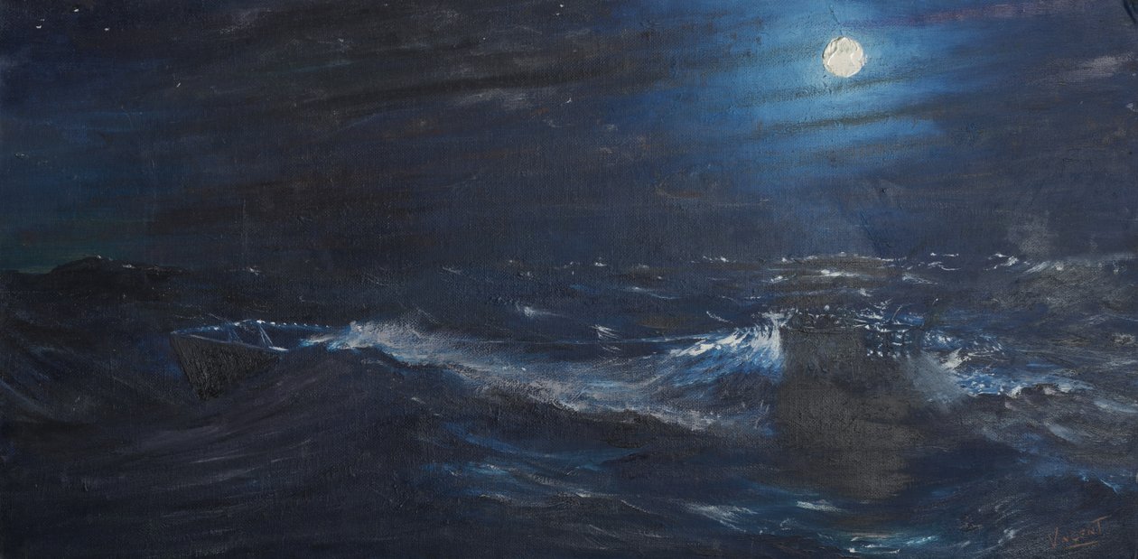 The Tell tale Moon, 1995, (óleo sobre tela) de Vincent Alexander Booth