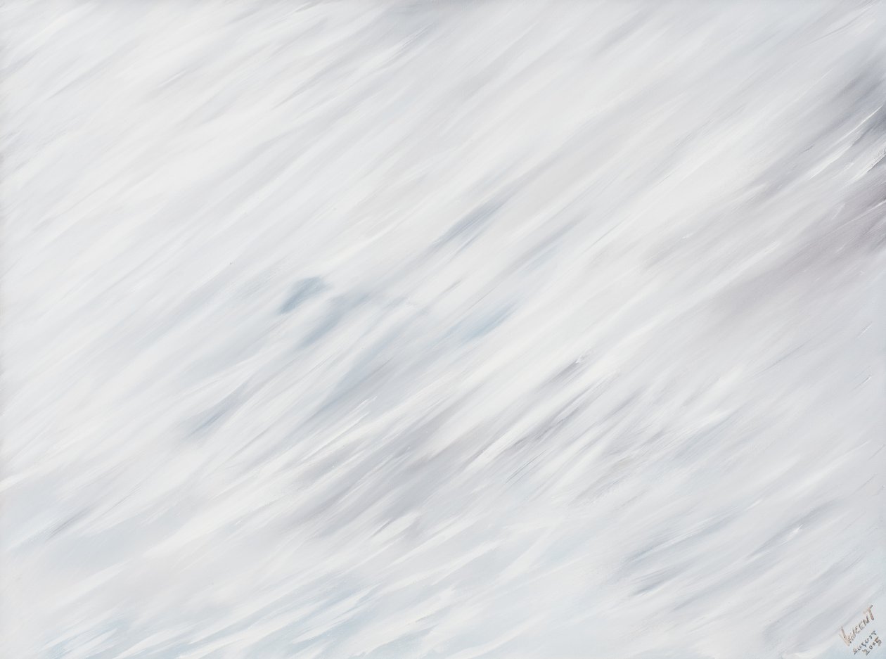 Titus Oates na Blizzard 17 de março de 1912, 2005, (Oil on Canvas) de Vincent Alexander Booth