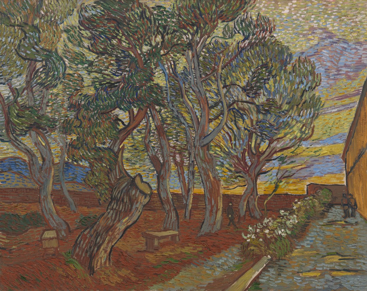 Jardim do Asilo de Vincent van Gogh